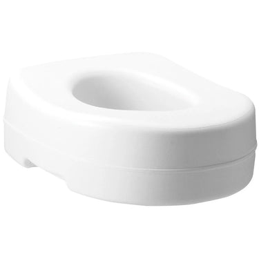 Raised Toilet Seat with 5 inch Height, Slip-Resistant & Removable